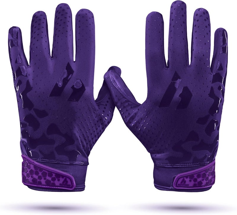Repsters RPG1 Football Gloves - Men’s Elite Trendy Wide Receiver Gloves – Extra Sticky Grip Football Gloves for Game Day, Training, High School and College - Adult and Youth Sizes - Image 4